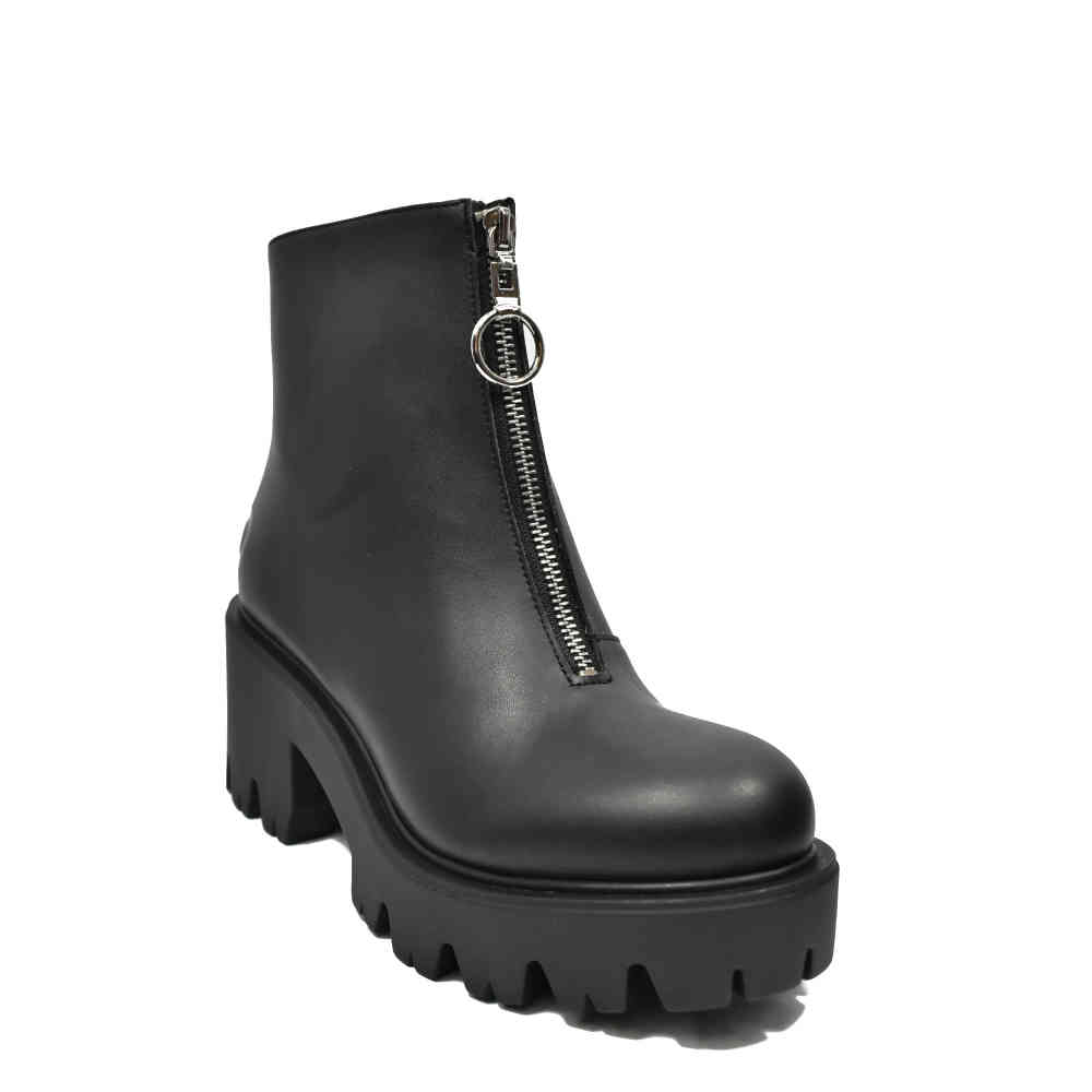 Altercore - Gemma Vegan Bottes de plate-forme - Noir